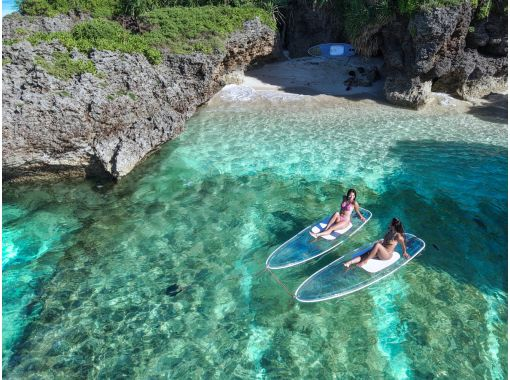 [Miyakojima] No.1 unexplored beach x fully-private clear SUP! Drone aerial photography & photo tour (approx. 2.5 hours)の画像