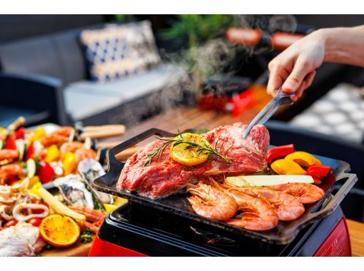 【오사카・난바】《이세 새우 첨부》 비어 가든&사치 지중해 BBQ!の画像