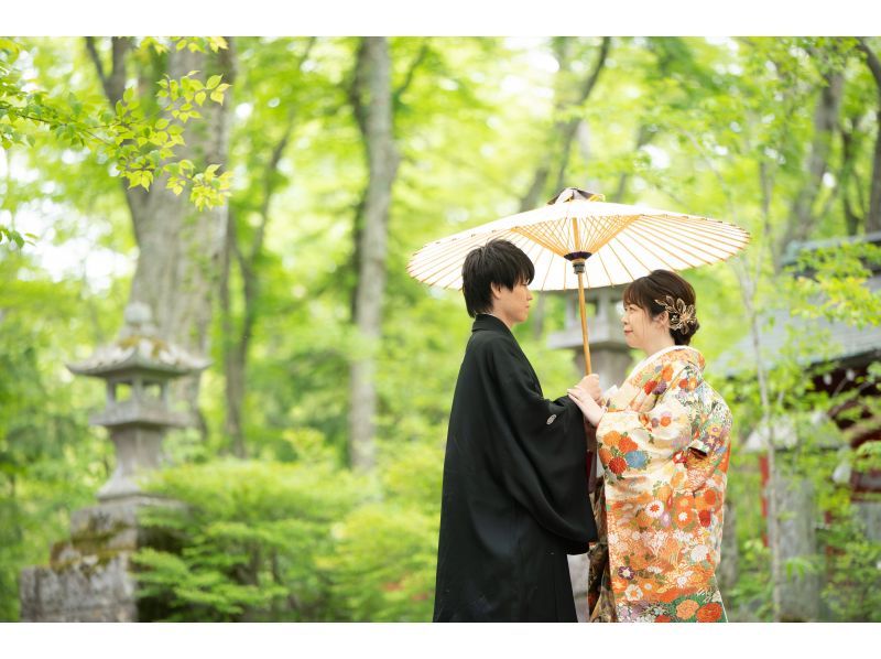 [ยามานาชิ/ฟูจิโยชิดะ] เช่าชุดกิโมโน (สำหรับเที่ยวชมสถานที่) & "งานแต่งงานภาพถ่ายภูเขาไฟฟูจิ"の紹介画像