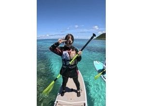 【伊平屋島・野甫島】半日2.5時間・1組貸切りSUP・シュノーケリングツアー（動画撮影データ無料　お1人様参加OK）