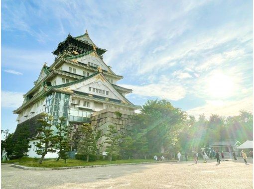 [Osaka Castle/Shinsekai] A completely private sightseeing tour! Also includes a pottery experience at Karahori Nagaya Atelier! (6-hour course)の画像
