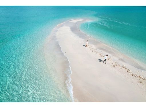 【沖縄・宮古島】《貸切VIPプラン》幻の島「ユニの浜」サンセットカヤックツアー♪写真＆ドローン撮影付き！貸切なので初心者やお子様も安心‼の画像