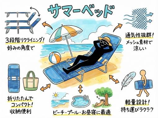 《サマーベッドレンタル》空港から車で10分の画像