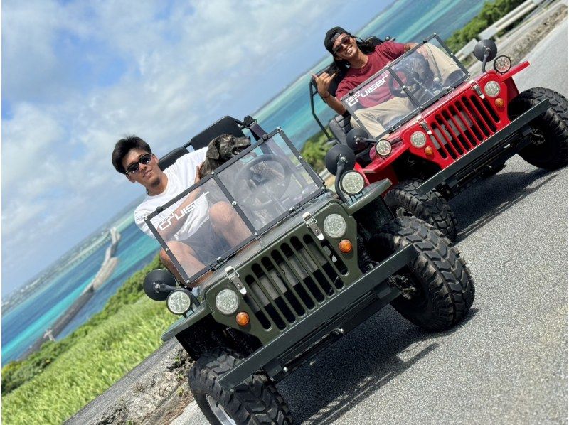 [Okinawa, Irabu Island] ★EV mini jeep tour, private tour for one group ★ A local guide will be there to carefully attend to you *Memorable photo shoot included!の紹介画像