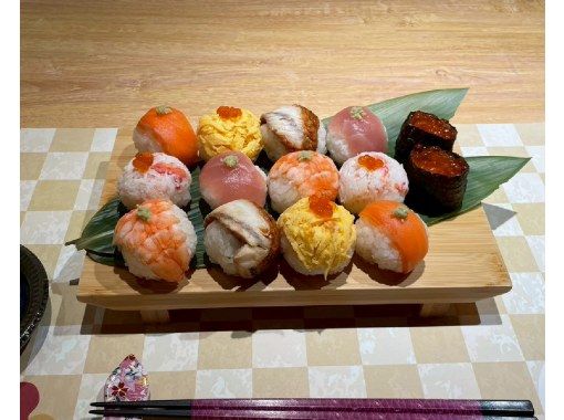 Temari-Sushi Making Experience in Namba, the popular place of Osakaの画像