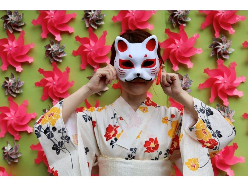 【東京・浅草】女性浴衣レンタルプラン￥5,000　ヘアセットも付いたトータルコーディネイトをお楽しみください！の紹介画像