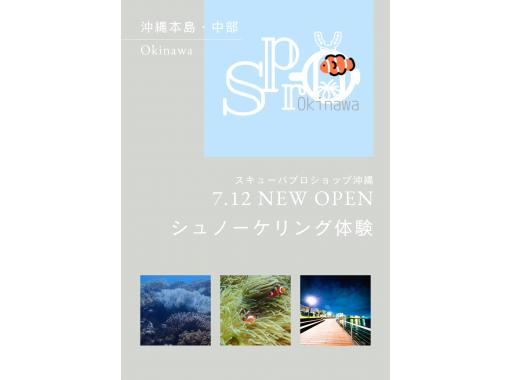【沖縄本島・北谷】3名様より￥3000割引適用☆レンタカー不要・送迎代込み！年齢制限なし！講習付きで安心シュノーケリング（半日コース）の画像