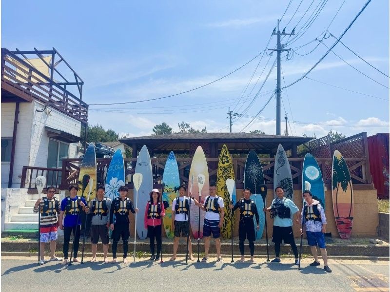 【福岡・福津】かがみの海の絶景でSUP体験！マリンスポーツに経験豊富なインストラクターが楽しくサポート（初心者、女性、お子様大歓迎）の紹介画像