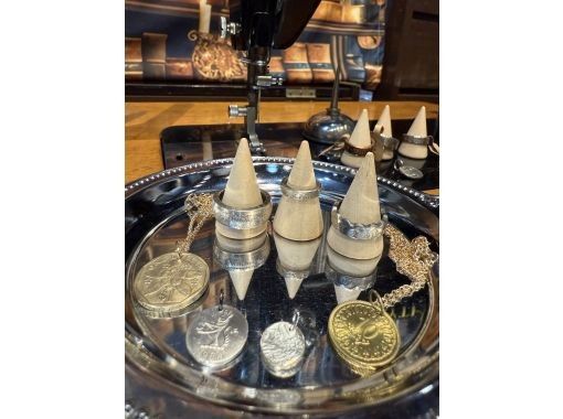 [福岛，福岛市]现场完成！使用复古硬币制作硬币戒指的体验（推荐给情侣，父母和孩子以及游客）の画像