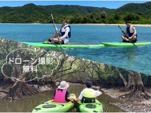 奄美大島【当日予約可能】SUP＋マングローブカヌー（120分）【お得なセットプラン】☆ドローン空撮等写真の無料プレゼントあり☆