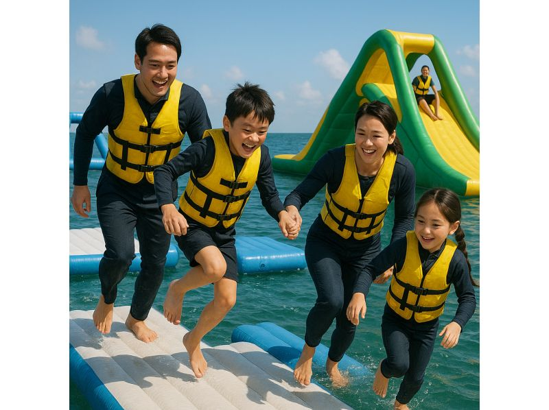 [Wakayama Kataonami Beach] Jump, run and swim in the sea! Giant athletics! (Participants must be 6 years old and older) 50 minute shift systemの紹介画像