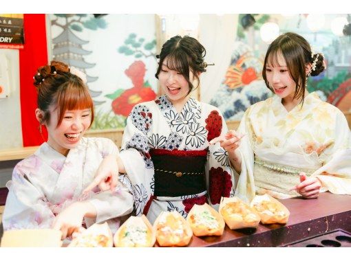 【KAWAII OSAKA×道顿堀屋台村联动祭典】『仅限7/27』穿着浴衣体验夏日祭典｜一起欣赏盆舞和品尝美食吧！の画像
