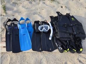 【宮古島/レンタル】シュノーケリング器材4点セット♪