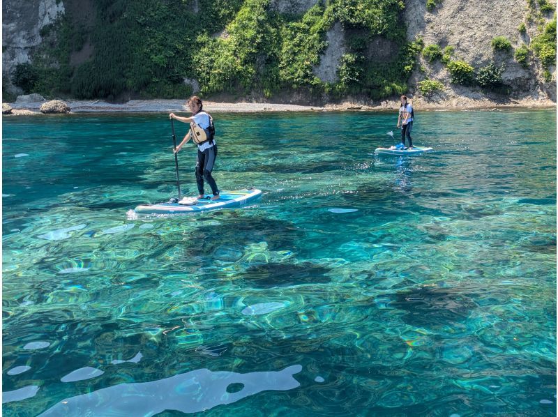 【北海道・SUP体験】透明度の高い支笏湖の湖面をクルージング！SUP体験（半日コース）の画像