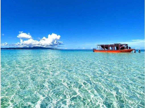 【石垣島・午前8:00〜ボート】幻の島上陸＆2ポイントシュノーケリングツアー〈ドローン・GoPro撮影付き〉の画像
