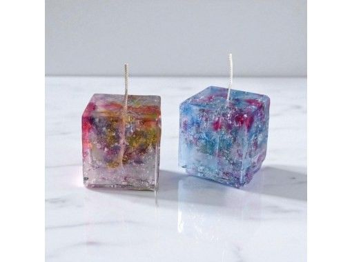 【NEW】京都でキャンドル作り！キラキラのプリズムキャンドルを2個作ろう！アクセス抜群、錦市場すぐ！の画像