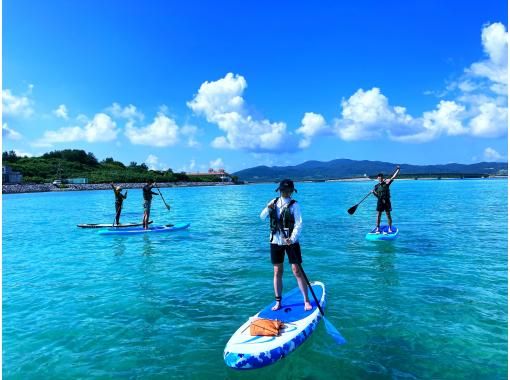 【沖繩、久米島】在絕美海景中體驗SUP！邂逅海龜的幾率很高！初學者也能安心享受！の画像