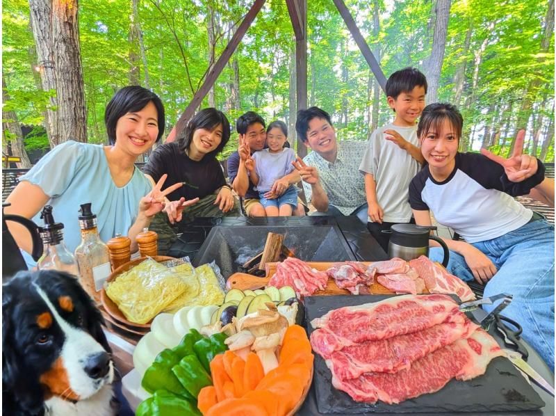 【栃木县、那须】那须高原黑毛和牛炭火烤肉套餐の紹介画像