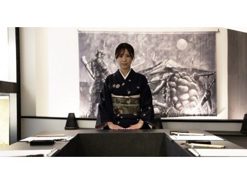 [东京，浅草]与专业老师一起体验正宗书法！有会说英语的工作人员和日式甜点！の画像