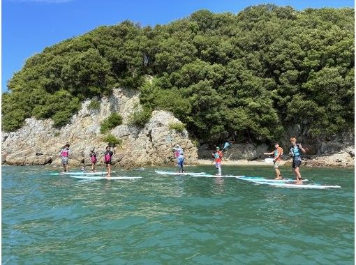 【오카야마 · 비젠 / 후지시마] SUP 체험 투어 1 시간! 무료 주차장, 무료 촬영 있음! 초보자・커플・패밀리 대환영♪の画像