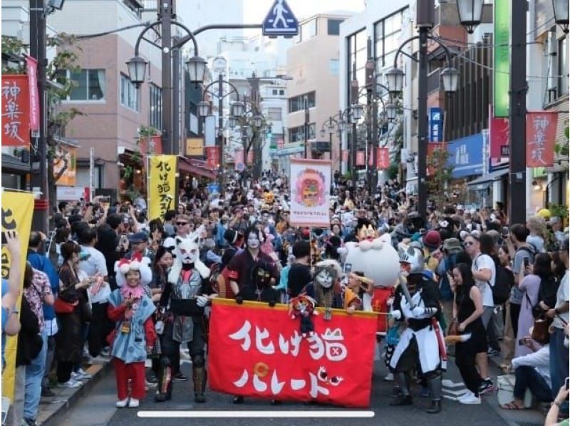 神楽坂 化け猫フェスティバル 2025パレード見学＆神楽坂散策ツアー～ふくねこもなかのお土産付～【029029-1430】の紹介画像