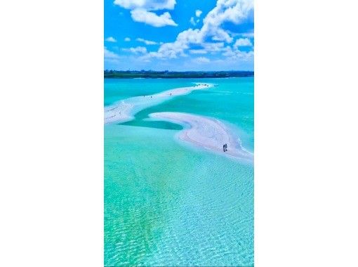 Departing from Kawamitsu Port: [Uni Beach Landing Cruise] Head to the magical sandy beach floating in the blue Miyako sea!の画像
