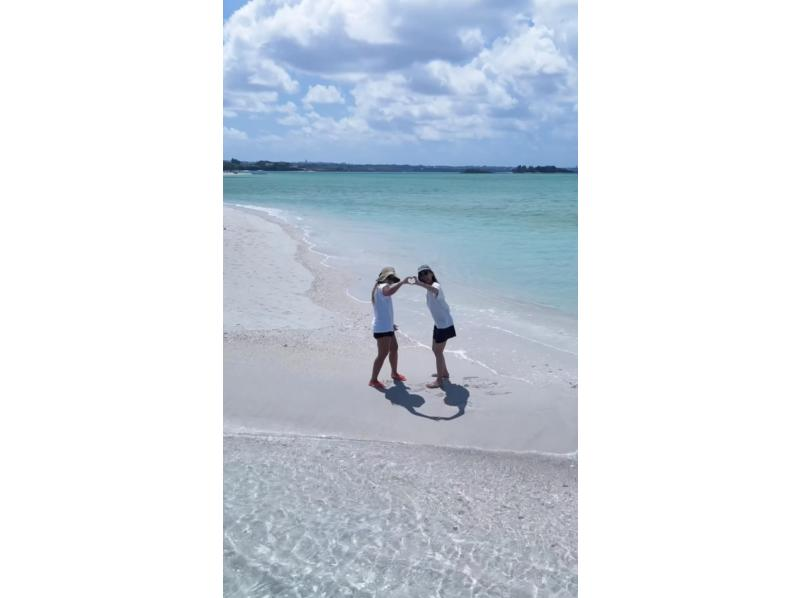 [Uni Beach Landing Cruise] Head to the magical sandy beach floating in the blue Miyako sea! We provide videos that look great on social media! Children under 3 are free.の紹介画像
