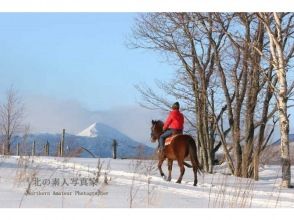 【北海道・登別】ホーストレッキング＜冬季ロングコース約60分＞