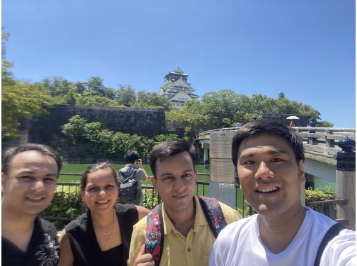 [Osaka Castle, Tsutenkaku, Sumiyoshi Taisha Shrine, Shitennoji Temple, Namba] A completely private and custom tour including admission to Osaka Castle Tower and Shitennoji Temple! (Full 6-hour course)の画像