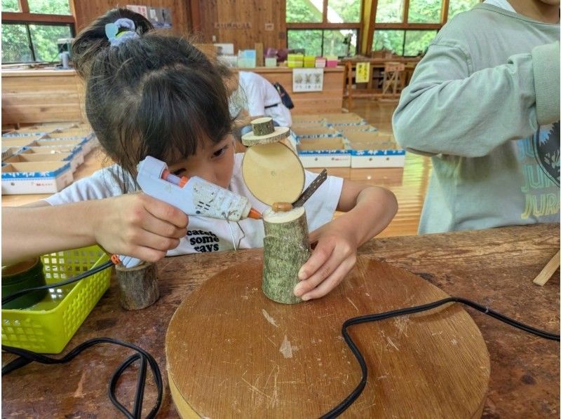 【群馬縣赤城山】用膠槍和天然材料製作的自然手工藝品！歡迎家長和孩子、初學者！空手而來！の紹介画像