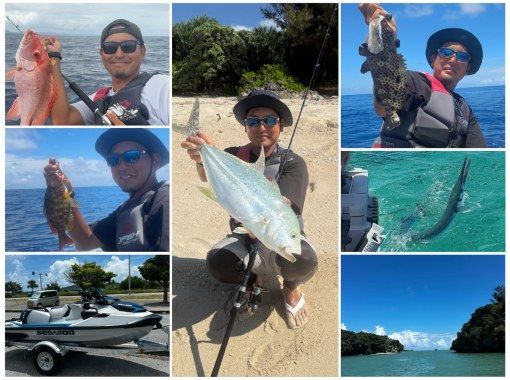 騎著水上摩托車釣魚！ ？ 【釣魚專用水上摩托艇租賃一日遊計畫】の画像