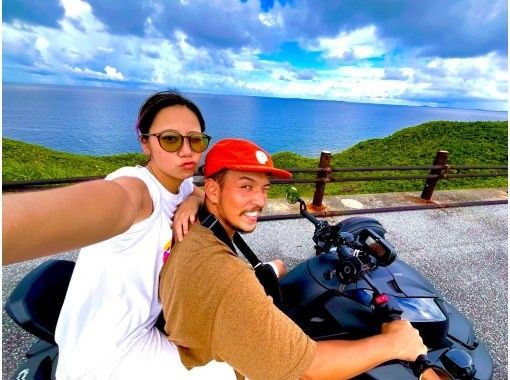 【沖縄・宮古島】レンタル1日(8時間)コース！トライクで絶景ドライブ体験！風を感じる島旅へ。普通免許で運転可＆ノーヘルOK、2人乗りOK！の画像