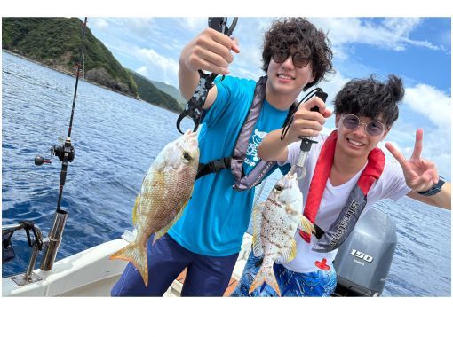 【鹿児島・奄美大島】半日手ぶらで五目釣り体験の画像