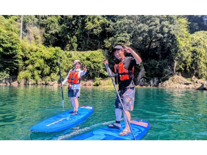 【北海道・SUP体験】透明度の高い支笏湖の湖面をクルージング！SUP体験（半日コース）の画像