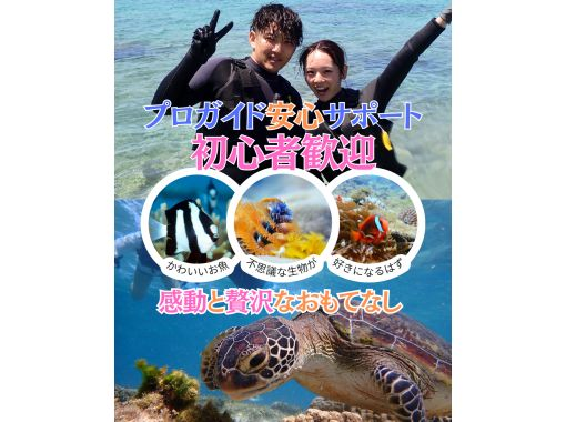 [Naha/Itoman area] Private tour "Search, discover, and get lost in nature with a private snorkeling experience at John Man Beach" ★ No need to swim ★ Pick-up and drop-off availableの画像