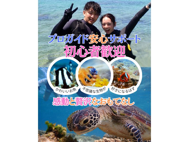 [Naha/Itoman area] Private tour "Search, discover, and get lost in nature with a private snorkeling experience at John Man Beach" ★ No need to swim ★ Pick-up and drop-off availableの紹介画像