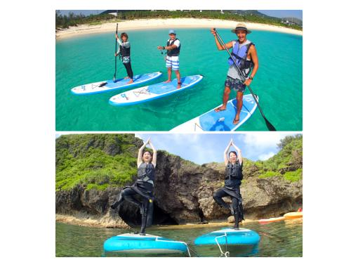 【恩納村・SUP】【1組貸切り】ハワイ生まれのSUPツアー（すべて無料★温水シャワー・鍵付きロッカー・駐車場・ドライヤー）の画像