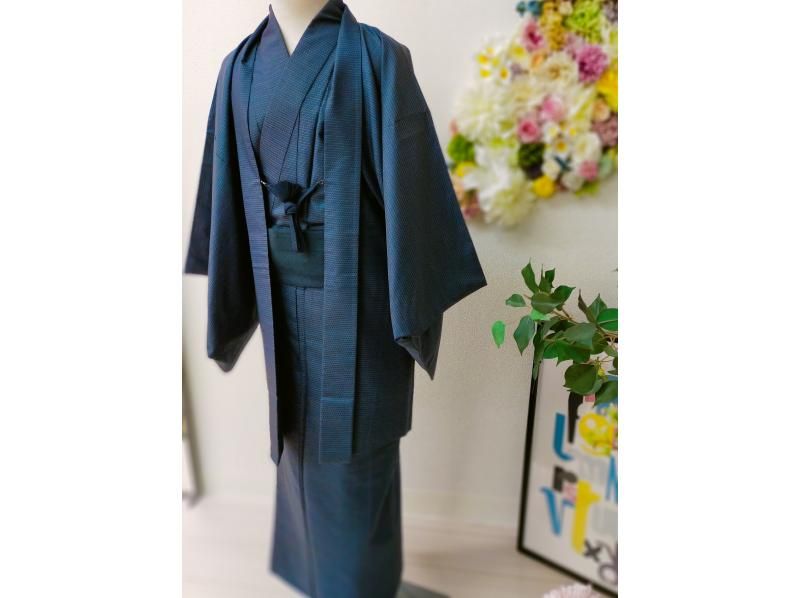[Osaka, Minamimorimachi/Osaka Tenmangu Shrine] Men's Kimono Rental - Experience Kimono Dressing and Dressing Without Bringing Anything! Excellent Access to Osaka Station, Osaka Castle, and More!の紹介画像