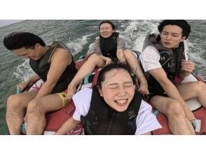 【名護市・今帰仁村・古宇利島】迷ったらコレ！バナナボートなど最新の乗り物６種類から2つ選べる海あそび満喫プラン！(Aプラン）