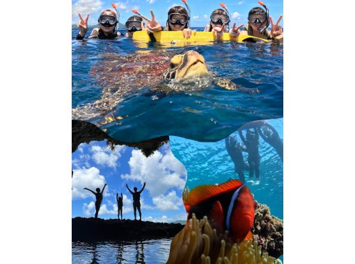 【石垣島/青の洞窟】青の洞窟＆高確率で会えるウミガメシュノーケル★当日予約2〜75歳OK ＜写真データ・送迎・機材無料＞体験時間1.5時間の画像