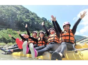 【熊本・球磨川】女性だけで満喫！熱狂スパイラル！「女子旅ラフティング」