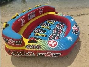 【石垣島】エメラルドの海でトーイングチューブ☆遠心力で爽快マリンアクティビティ！