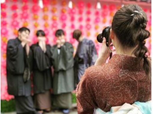 [โตเกียว อาซากุสะ] เช่ากิโมโนสำหรับผู้ชาย (สูง 155-180 ซม.) - เช่าชุดเต็ม + บริการแต่งตัว (เดิน 0 นาทีจากสถานีอาซากุสะ มามือเปล่า)の画像