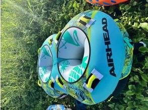 【石垣島】エメラルドの海でトーイングチューブ☆遠心力アップ！クレイジーエイト！