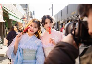 【도쿄・마치다】위치 포토 촬영 첨부, 기모노 렌탈 플랜! 1시간 50컷의 데이터 납품!