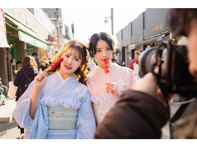 【도쿄・마치다】위치 포토 촬영 첨부, 기모노 렌탈 플랜! 1시간 50컷의 데이터 납품!の紹介画像