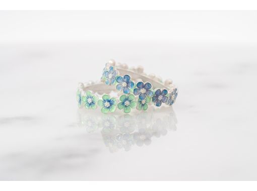 [Tokyo, Omotesando] Handmade silver emerald rings from 11,000 yen each (take-home available on the day, friends and family welcome)の画像