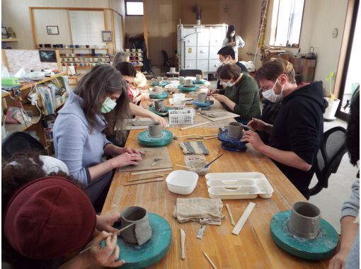 [Akita / Odate] Create two works <Hand-cranked potter's wheel experience> Beginners are welcome ~ Couples and families too!の画像