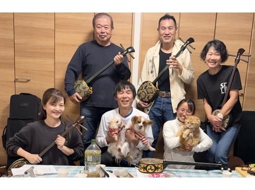 石垣島で初めての三線体験☆涙そうそうサビ9０分コース　ひと部屋貸し切り　プライベート体験プランの画像