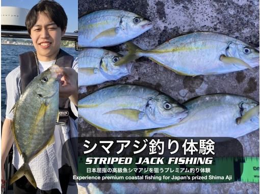 ★【치바·카츠우라】시마아지를 노린다! 프리미엄 낚시 체험 RIB 보트에서 4시간 최대 2인 한정 - Shima Aji の画像